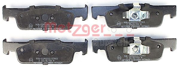 METZGER 1170621 Bremsbelagsatz, Scheibenbremse